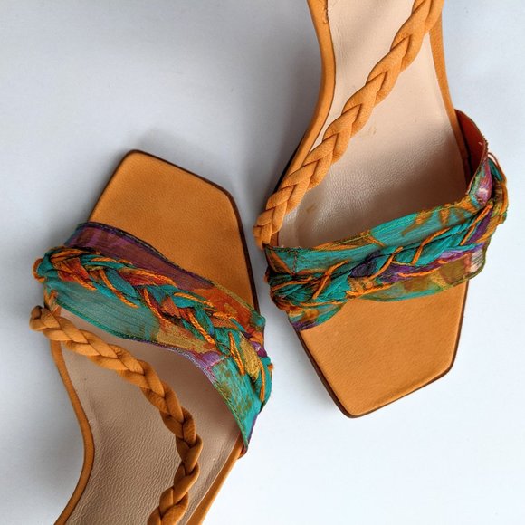 Hype Heeled Leather Sandals - Picture 12 of 15